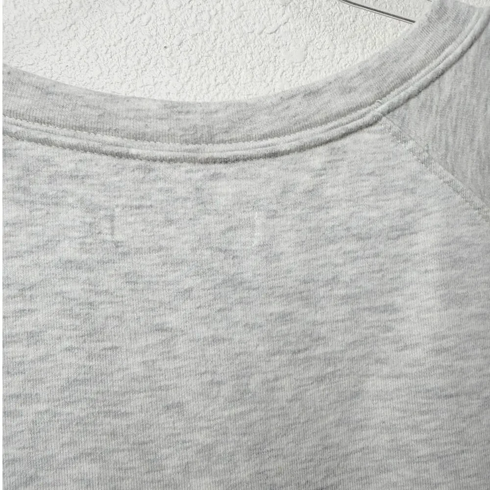 Anine Bing Gray Sleeveless Sweater Minimalist Logo Top SM